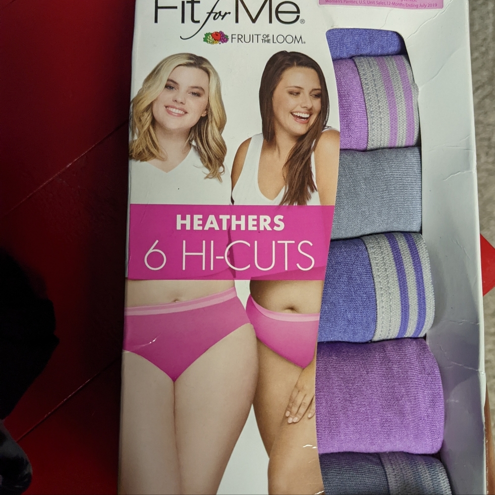 Fit for Me Fruit of the Loom High Cut Panties